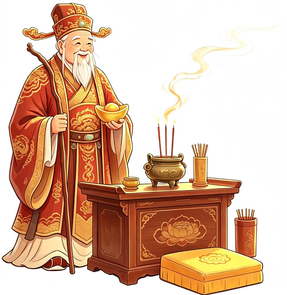 财神灵签形象图