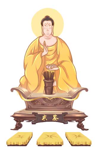 佛祖灵签形象图