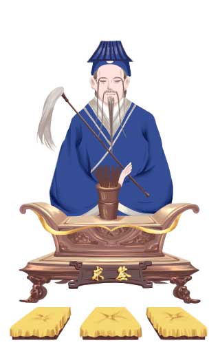 黄大仙灵签形象图