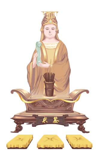 妈祖灵签形象图