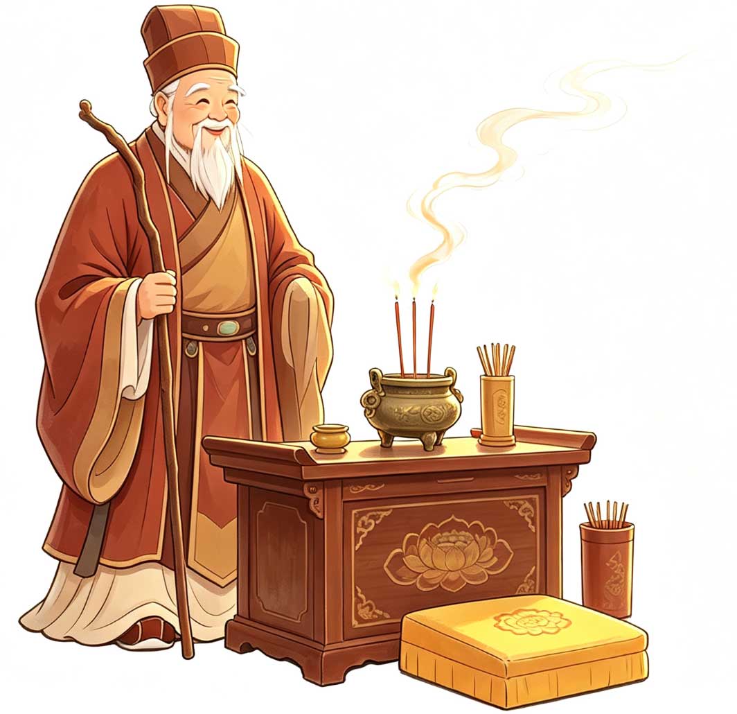 土地灵签形象图