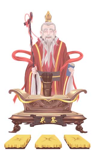 月老灵签形象图